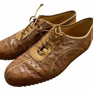 ✨ Luxury Italian Exotic Ostrich Leather Shoes ✨